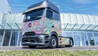 Actros L Art Edition, el nuevo y especial camión de Mercedes-Benz