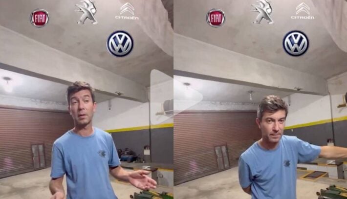 Declaracion del mecanico Yo me hice la casa gracias a Peugeot Citroen y Renault