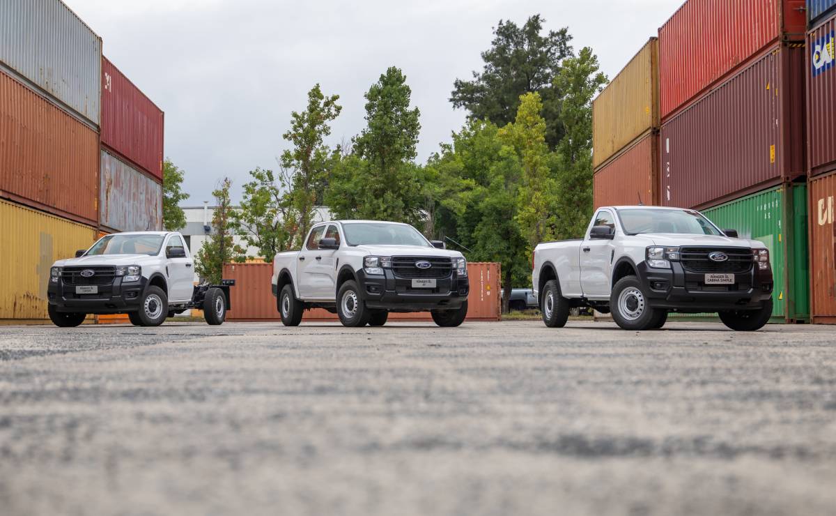 Ford Ranger lanzamiento XL cabina simple cabina chasis
