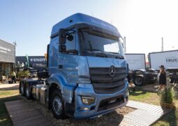 Mercedes-Benz Axor 2545, uno de los camiones en Expoagro