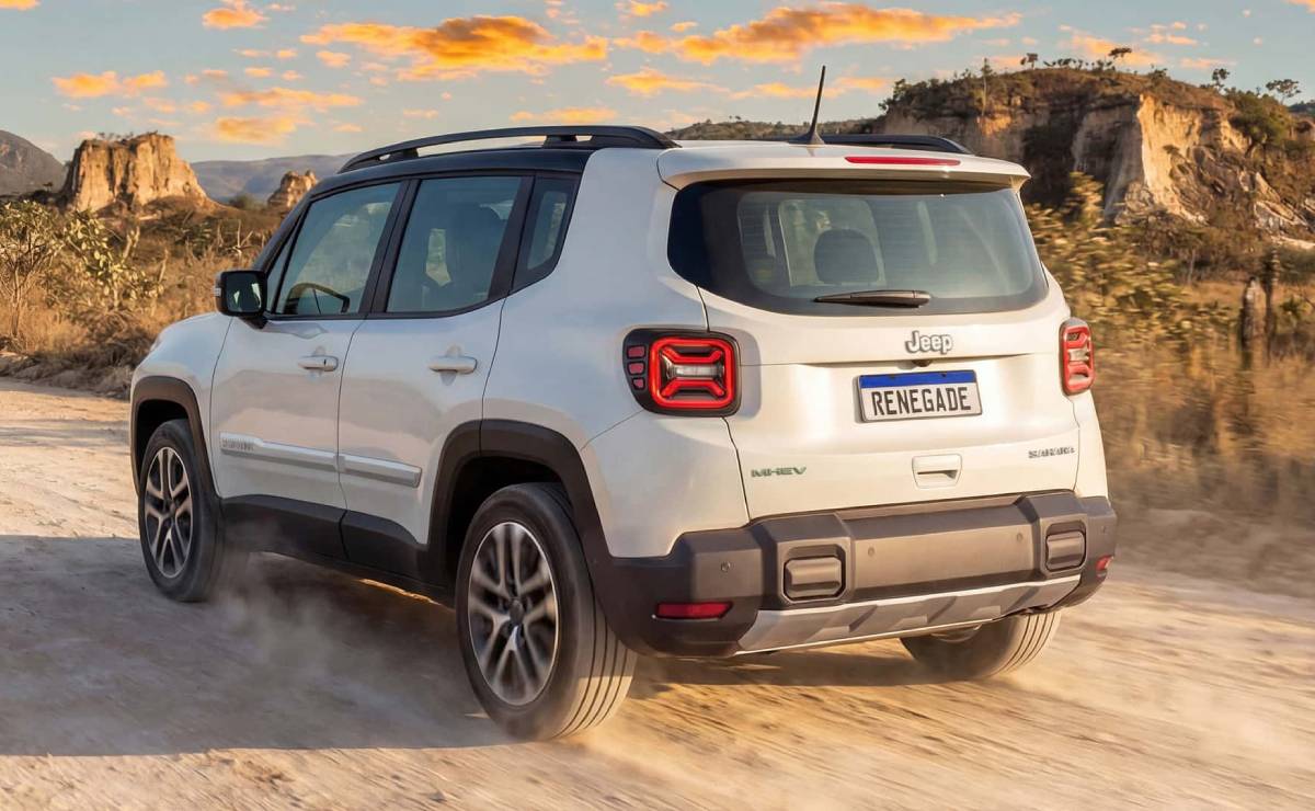 Nueva Jeep Renegade 2027 accion trasera