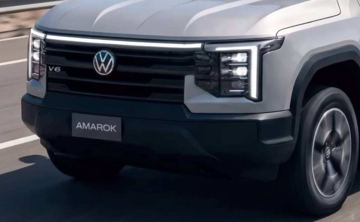 Nueva Amarok: así sería la evolución de la pick up mediana de Volkswagen que llegará en 2027 1 Nueva Volkswagen Amarok 2027 trompa