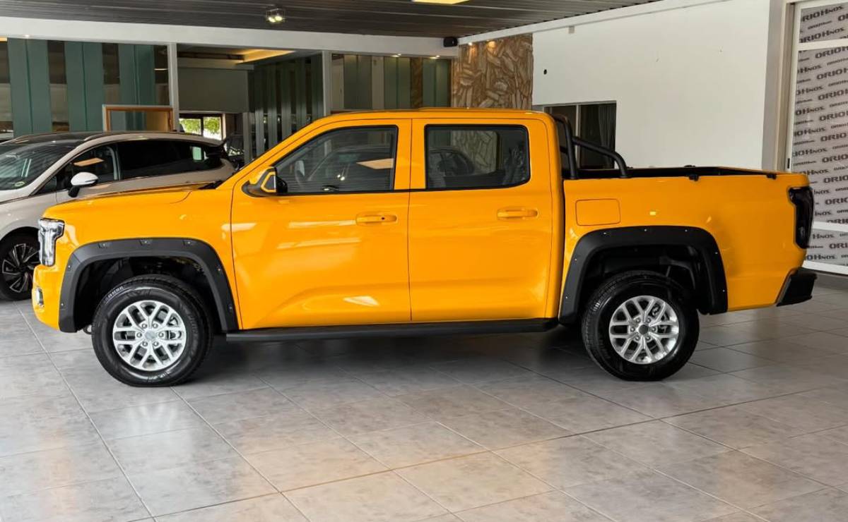 241 CV y buen precio: la pick up china que cuesta menos y quiere competir con Toyota Hilux y Ford Ranger 1 Pick up JMC Grand Avenue perfil 1