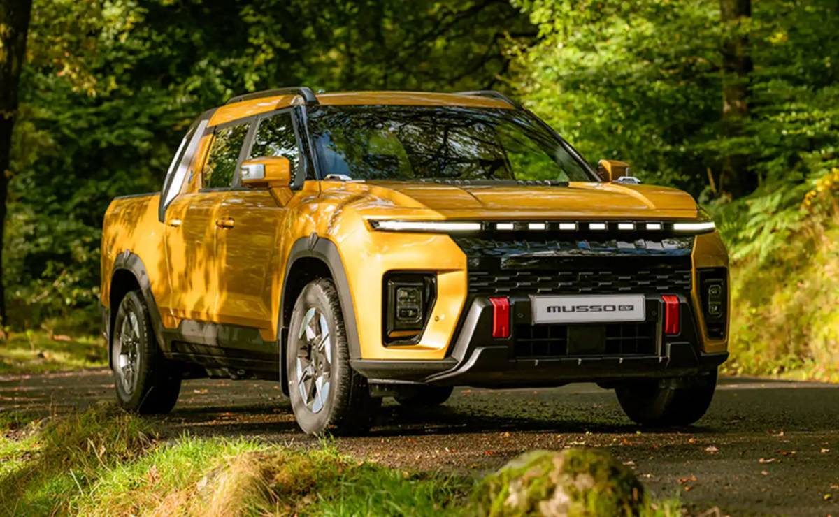 Pick up KGM Musso EV frente 1