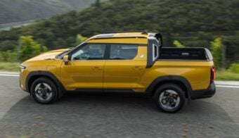 Pick up KGM Musso EV perfil