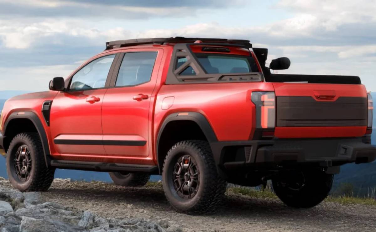 Pick up Rely R08 trasera