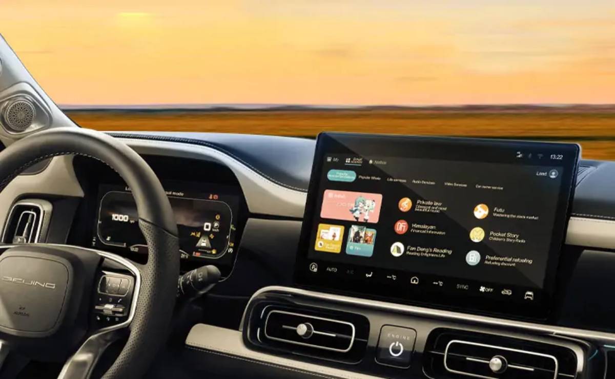 SUV BAIC BJ60 pantalla