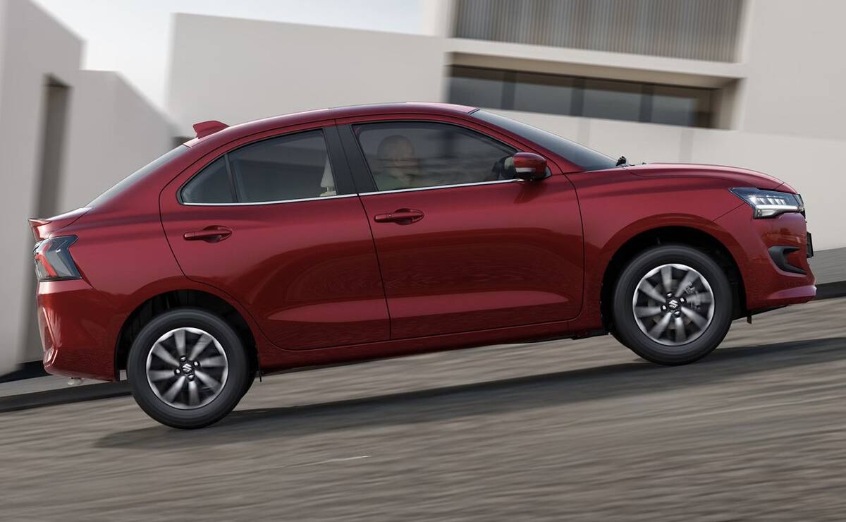 Sedan Suzuki Dzire 2026 perfil