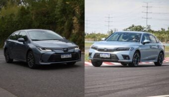 Toyota Corolla vs Honda Civic consumo