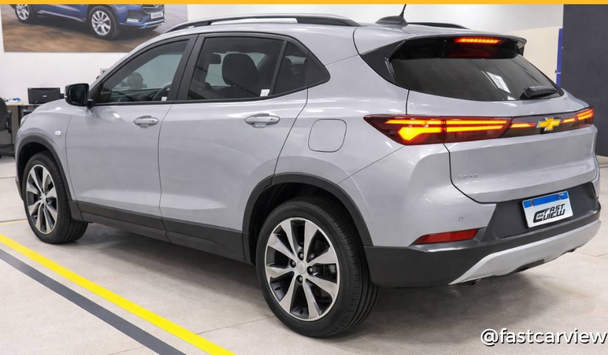 Así sería el nuevo SUV coupé de Chevrolet que buscará pelear contra Volkswagen Nivus y Fiat Fastback 5 Chevrolet Sonic 2027 trasera