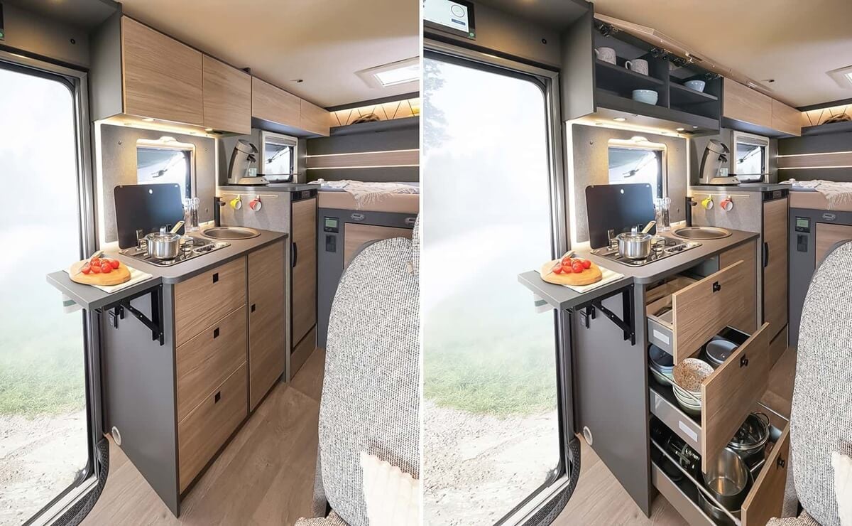 Dethleffs Globebus Performance 4x4 T16 interior