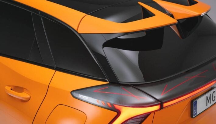 Hatchback MG4 teaser