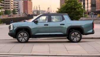 Pick up Maxus eTerron 9 perfil