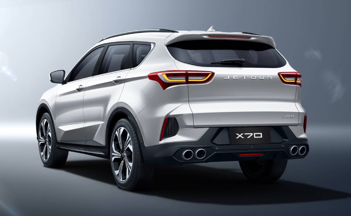 Una marca china renovó su SUV de siete asientos con nuevo diseño y precio accesible 7 SUV Jetour X70 trasera