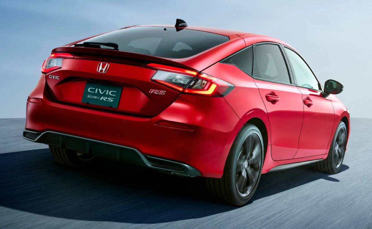 Sedan Honda Civic e HEV RS trasera