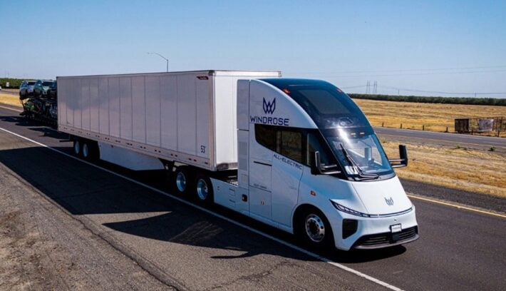 Windrose y su primer camión eléctrico en USA