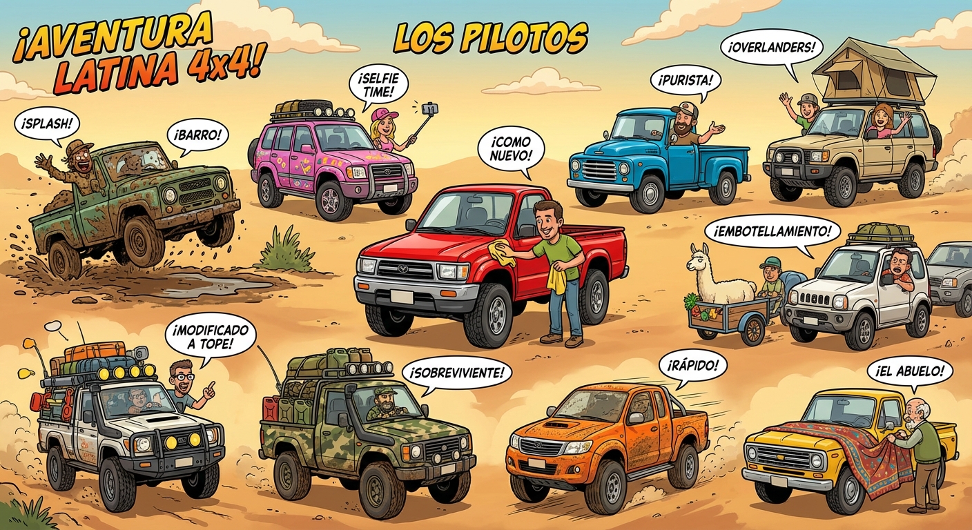 Los 10 Tipos de Conductores 4x4: ¿Eres uno de ellos?