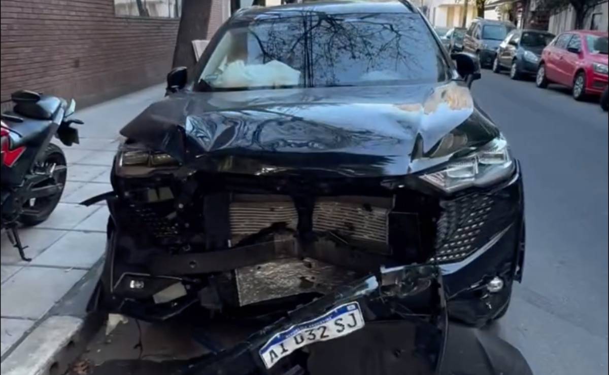 Auto chino chocado