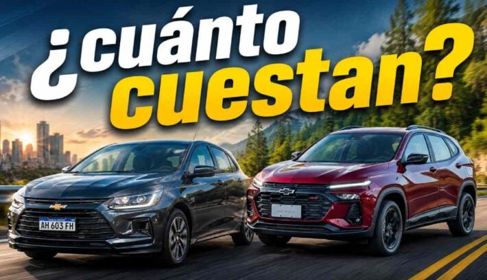 Chevrolet Onix y Tracker