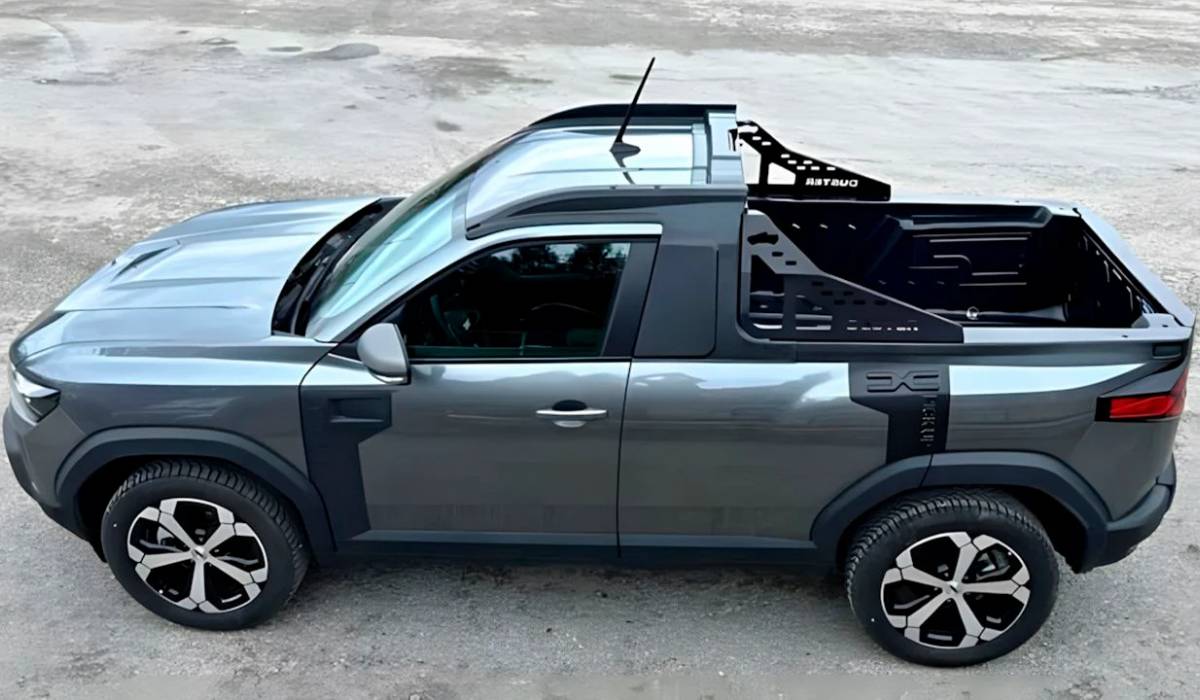 La Duster pick up ya existe: tiene tracción 4x4, 150 CV y más de 1.000 km de autonomía 1 Duster pick up perfil 1