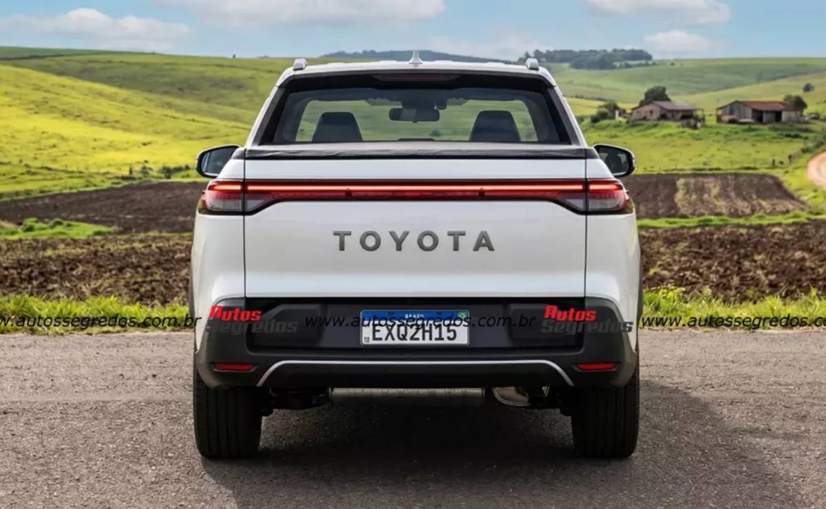 Nueva pick up Toyota Proyecto 150D cola