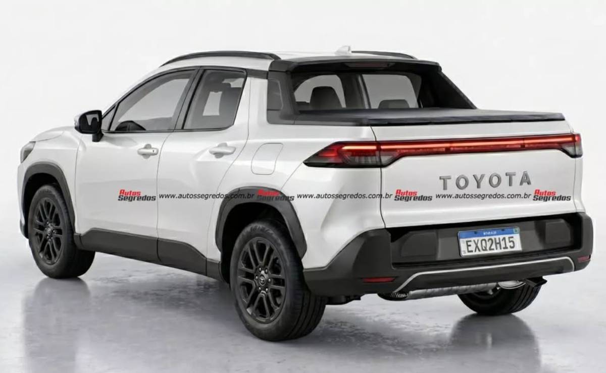 Nueva pick up Toyota Proyecto 150D trasera