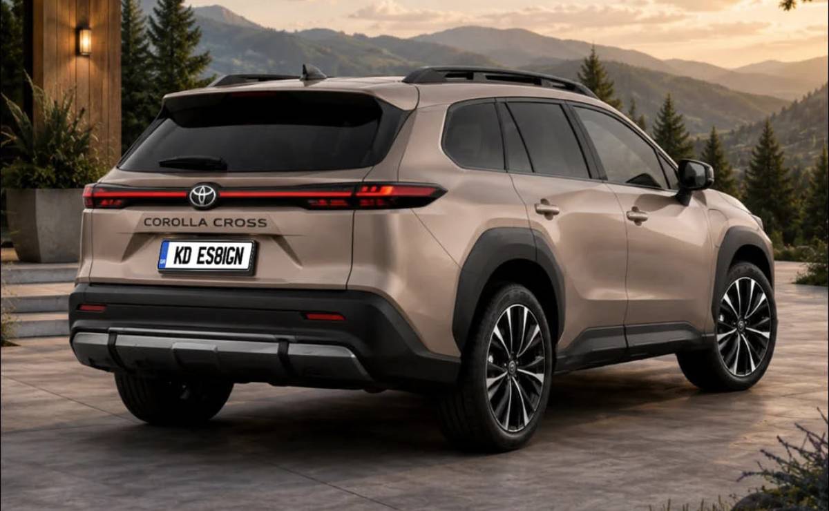 Nuevo Toyota Corolla Cross trasera