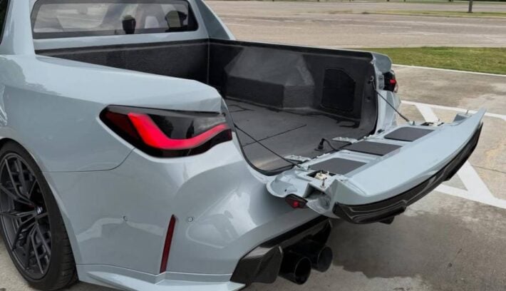 Pick up BMW M4 caja