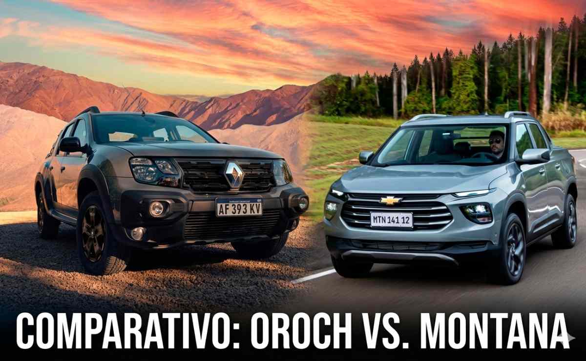 Renault Oroch vs Chevrolet Montana