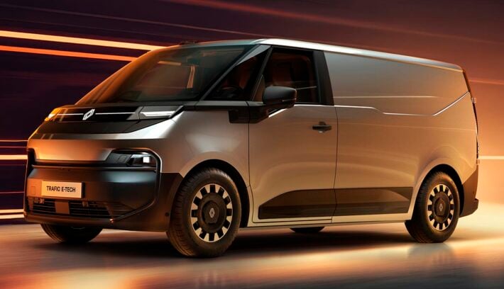Cómo es la nueva Renault Trafic Furgón E-Tech