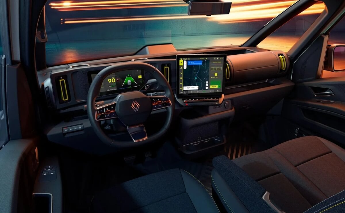Renault Trafic Furgon E Tech interior