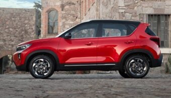 SUV Kia Sonet 2027 perfil