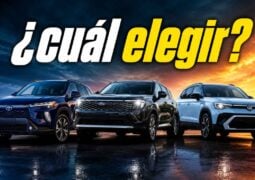 los tres SUV más vendidos