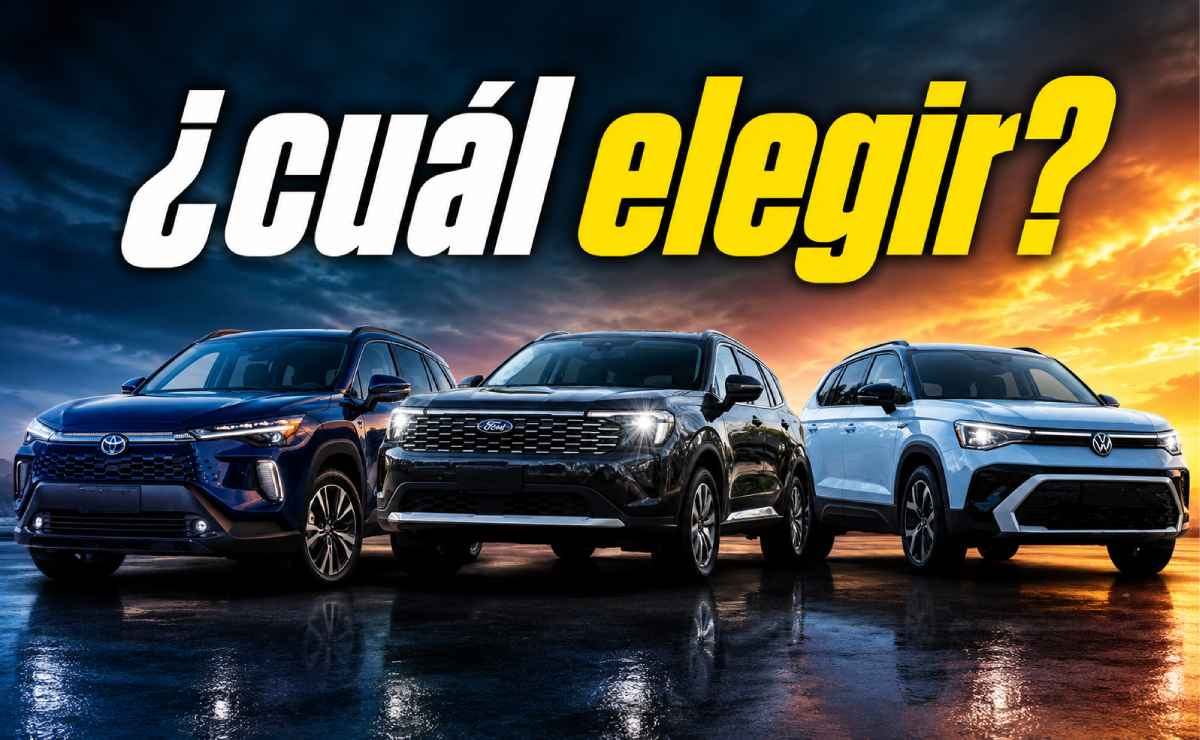los tres SUV más vendidos