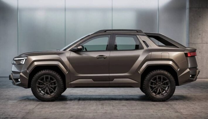 Chery pick up compacta perfil
