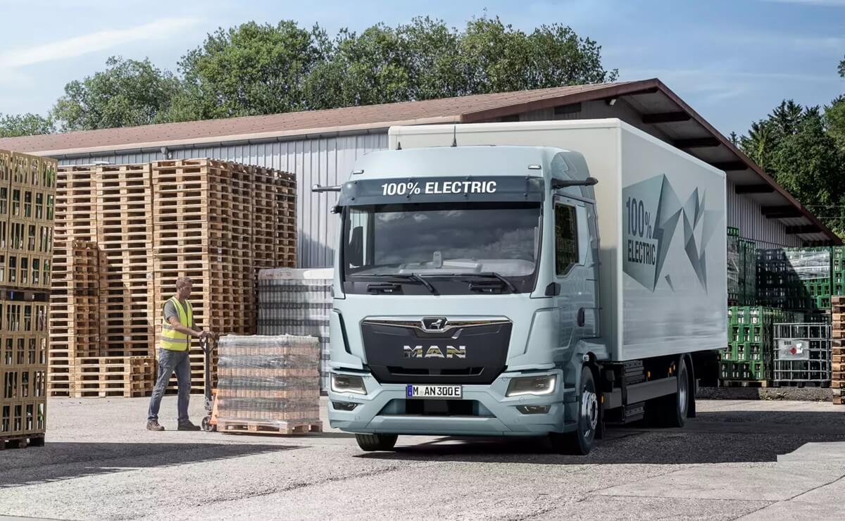 MAN eTGM camion