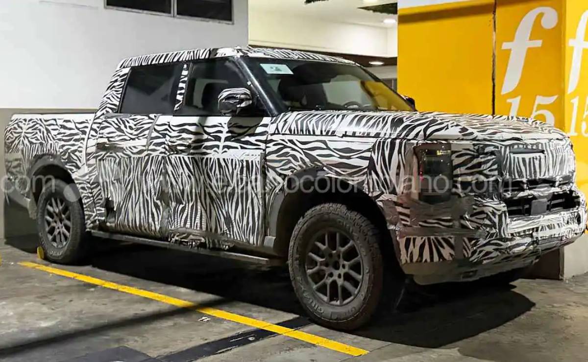 Nissan Frontier Pro PHEV unidad de prueba frente