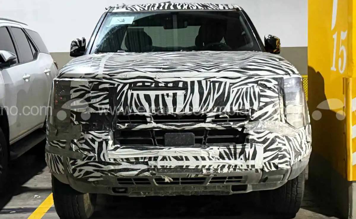 Nissan Frontier Pro PHEV unidad de prueba trompa