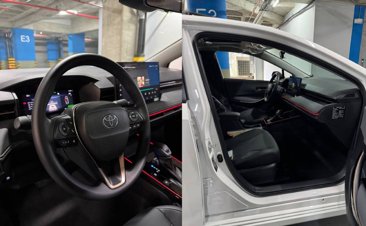 Toyota ya tiene listo el nuevo Corolla: el sedán se renueva con diseño moderno y más tecnología 8 Nuevo Toyota Corolla 2026 interior 1