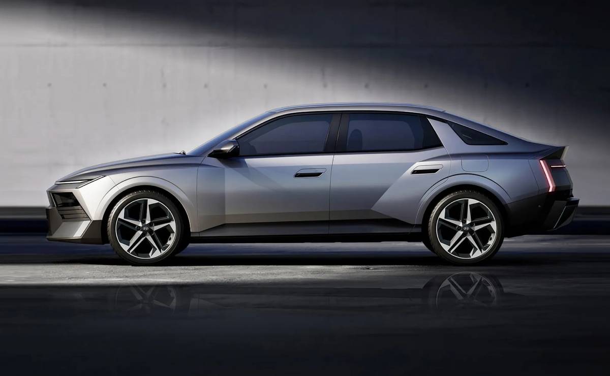 Sedan Hyundai Elantra 2027 perfil