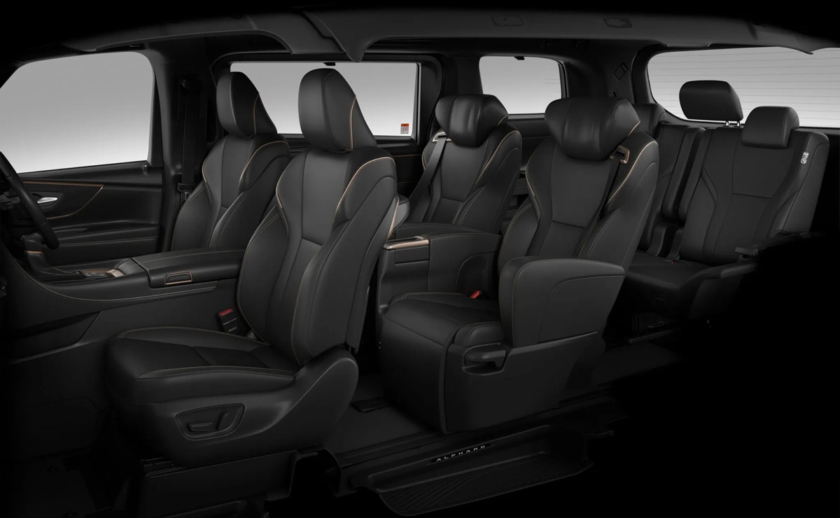 Toyota Alphard 2026 asientos