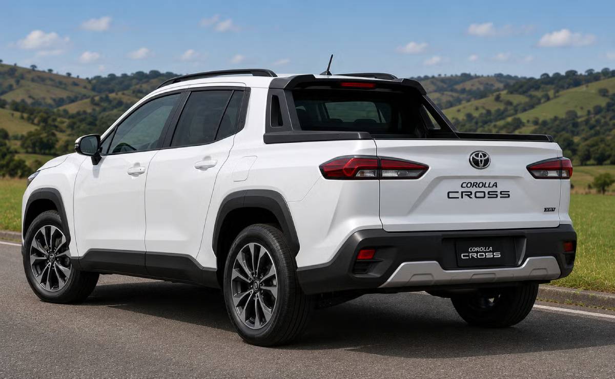 Toyota Corolla Cross pick up trasera 1