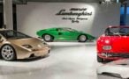 Exhibición de autos en el Museo Lamborghini