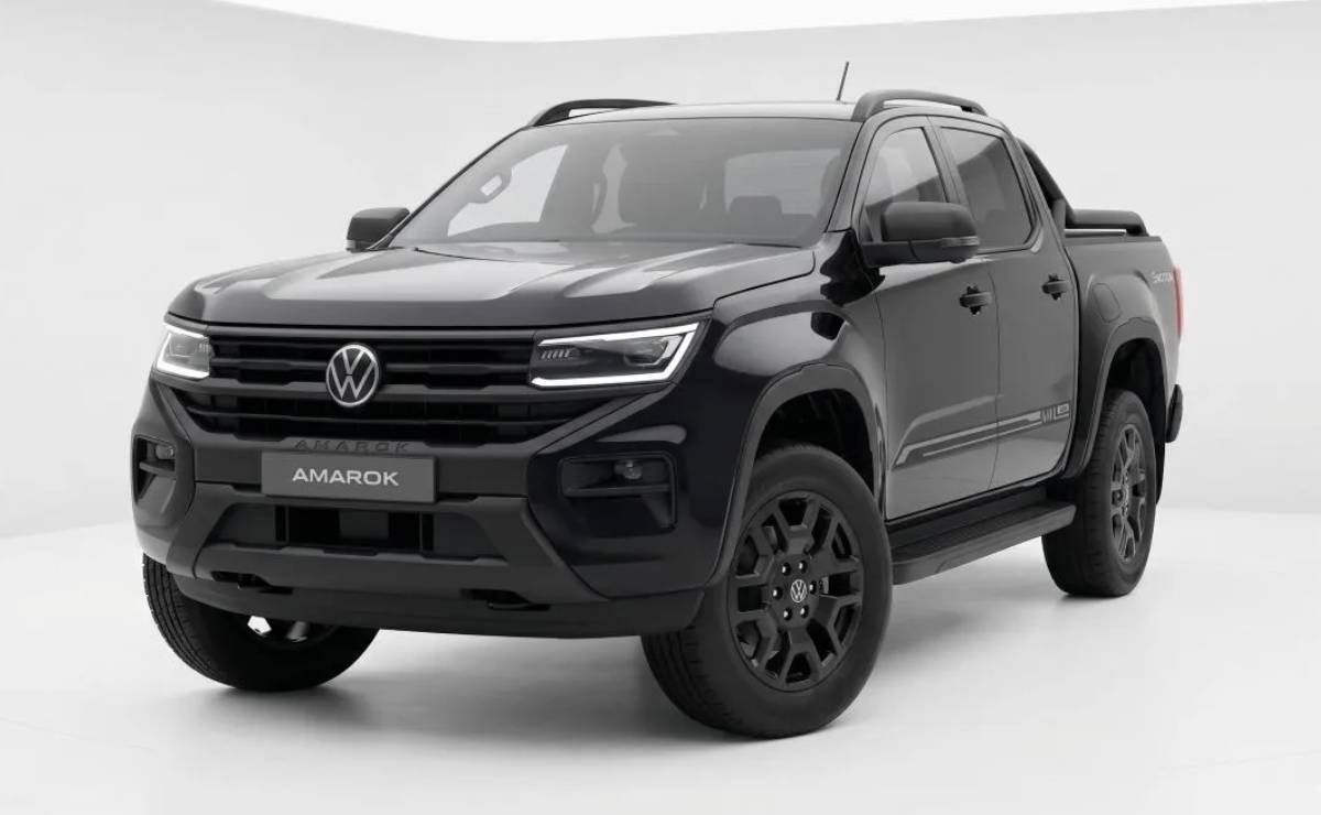 La Volkswagen Amarok de segunda generación suma una versión especial con motor V6 para competir contra Toyota Hilux 3 Volkswagen Amarok Dark Label frente