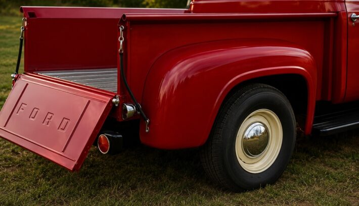 Una F-100 de 1954, una histórica pick up de Ford