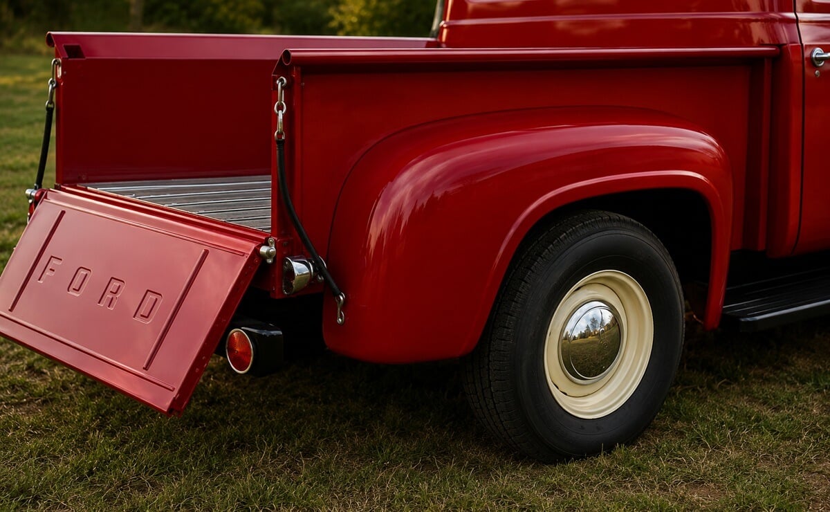 Una F-100 de 1954, una histórica pick up de Ford