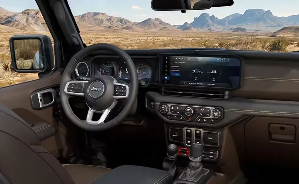 Jeep Wrangler Laredo interior