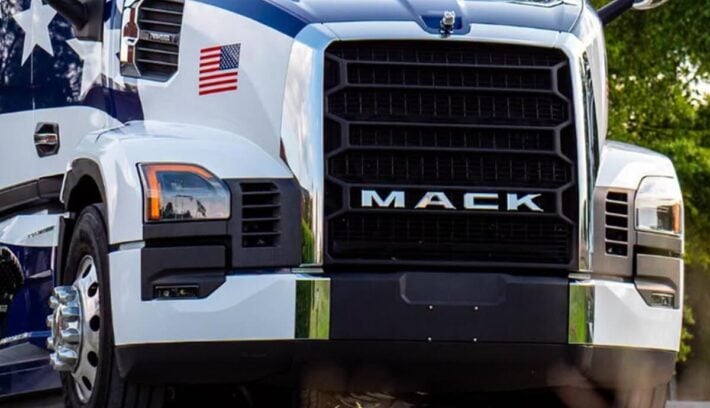 El nuevo camión de Mack por el 250° aniversario de USA