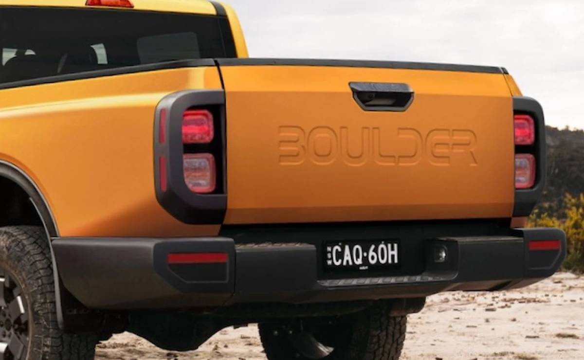 Una marca prepara una nueva pick up para competir con Toyota Hilux y Ford Ranger: qué se sabe 1 Pick up Hyundai Boulder teaser