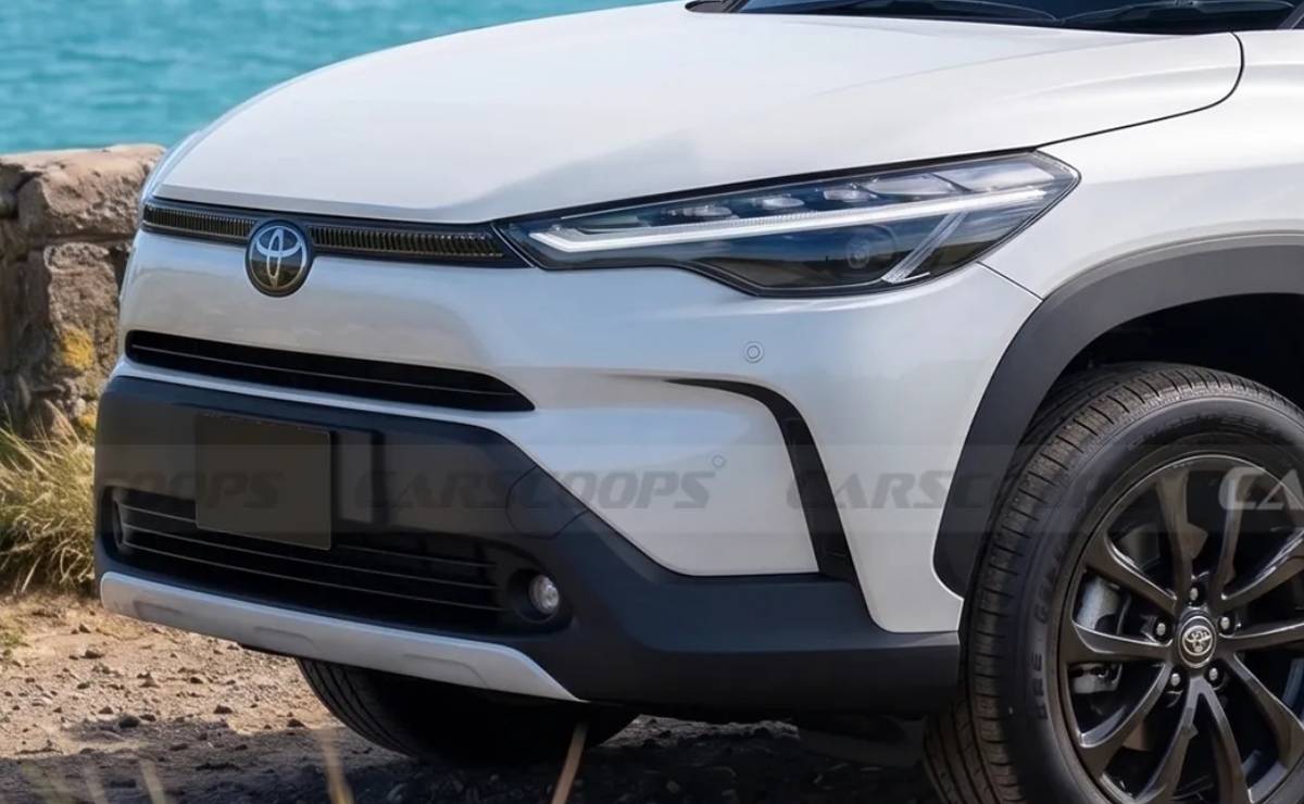 Toyota ya tiene lista su pick up con base de Corolla Cross para enfrentar a Fiat Toro 1 Toyota Corolla Cross pick up teaser 1